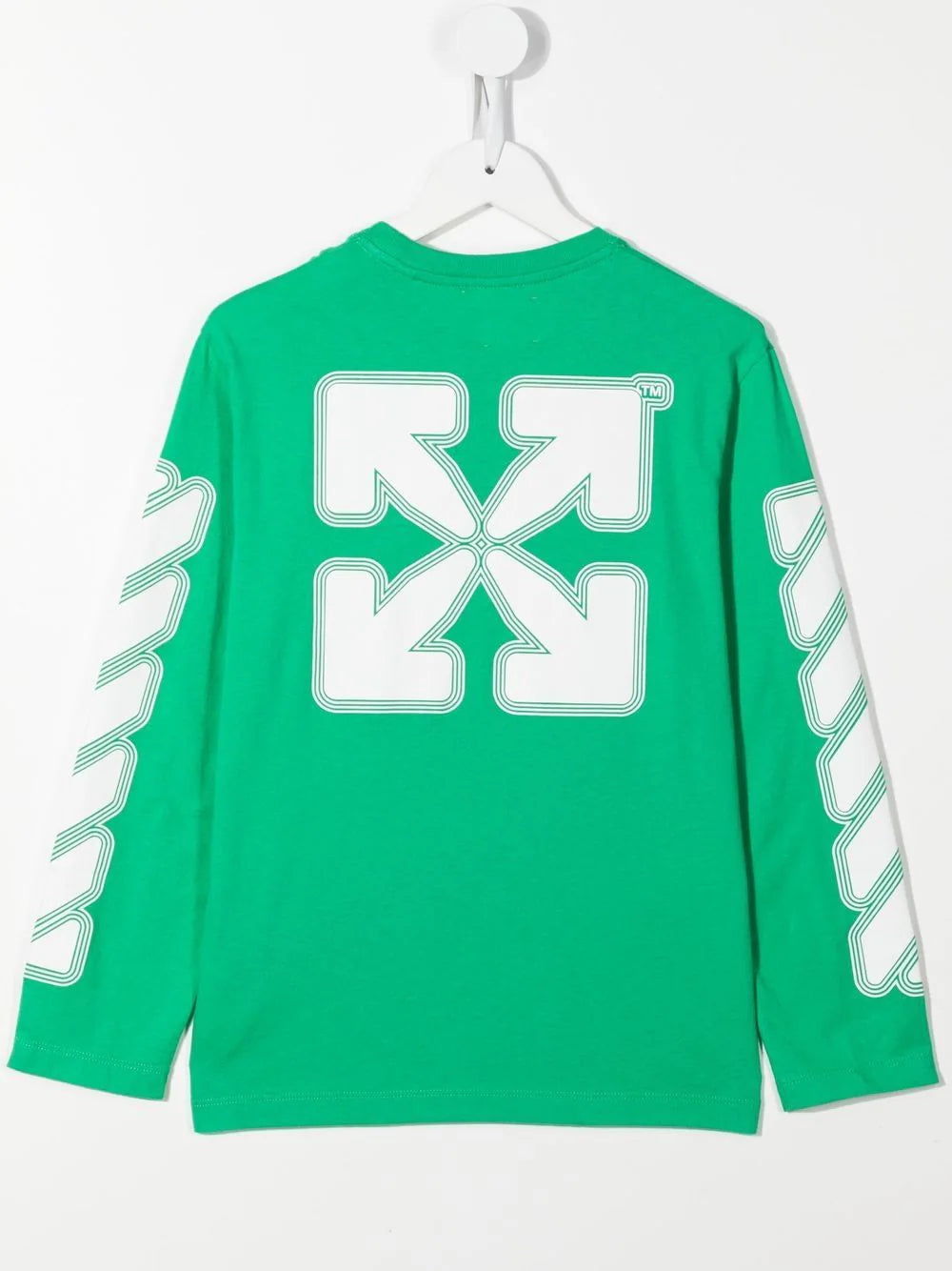 OFF GLOW IN THE DARK TEE L/S GREEN WHITE