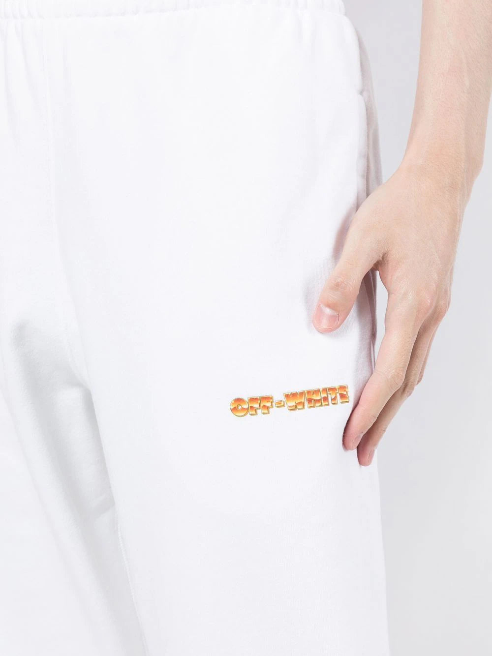ORANGE METAL ARRO SLIM SWEATP WHITE ORANGE
