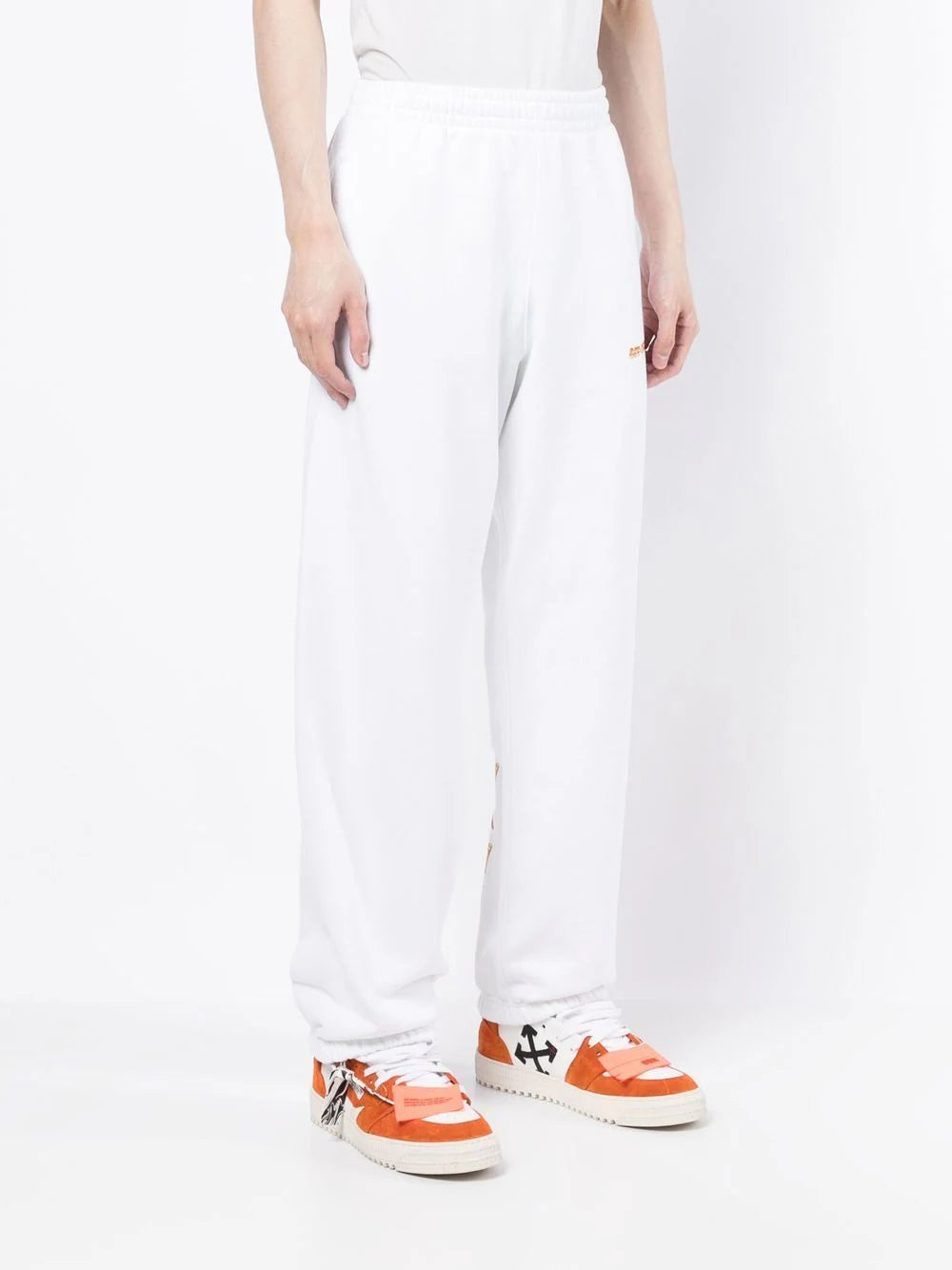 ORANGE METAL ARRO SLIM SWEATP WHITE ORANGE