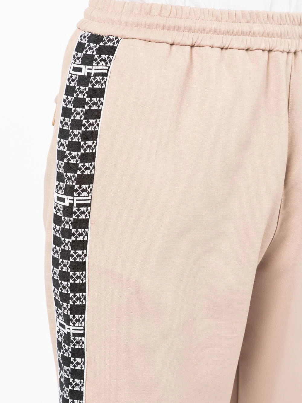 MONOGRAM BAND TRACKPANT CAMEL WHITE