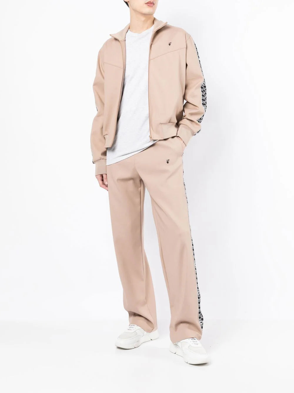 MONOGRAM BAND TRACKPANT CAMEL WHITE