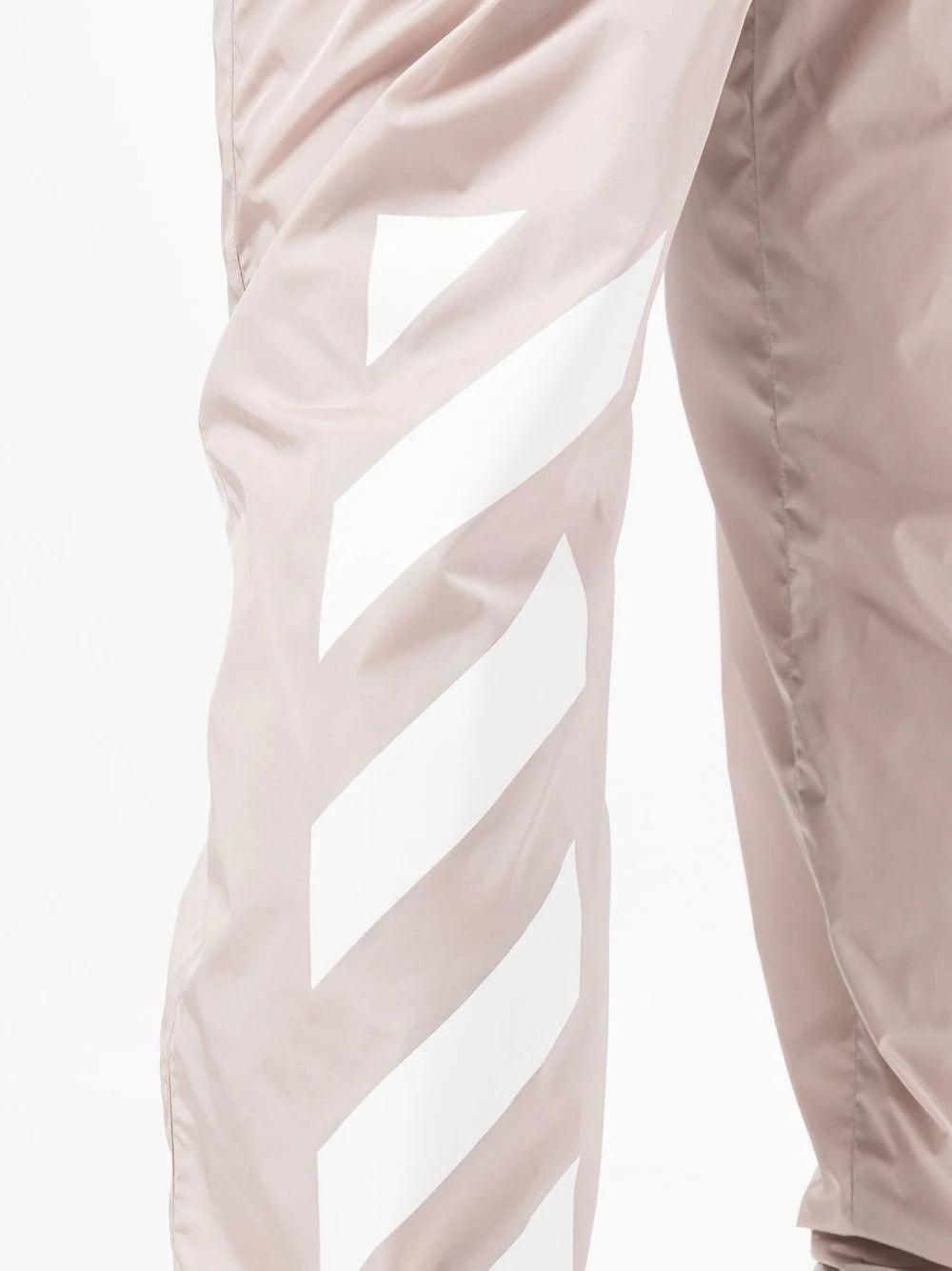 DIAG TRACKPANT NUDE WHITE