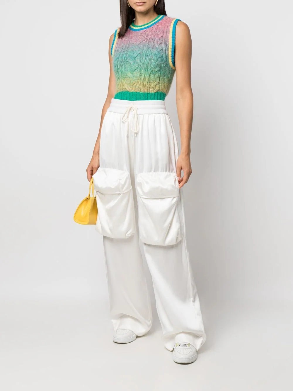 DUCHESSE CARGO PANT WHITE NO COLOR