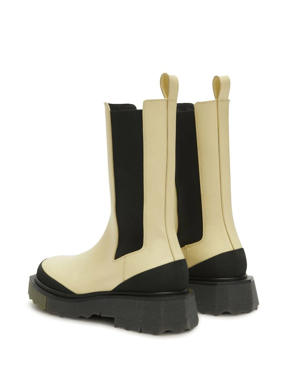 CALF SPONGE CHELSEA BOOT CREAM MILITARY