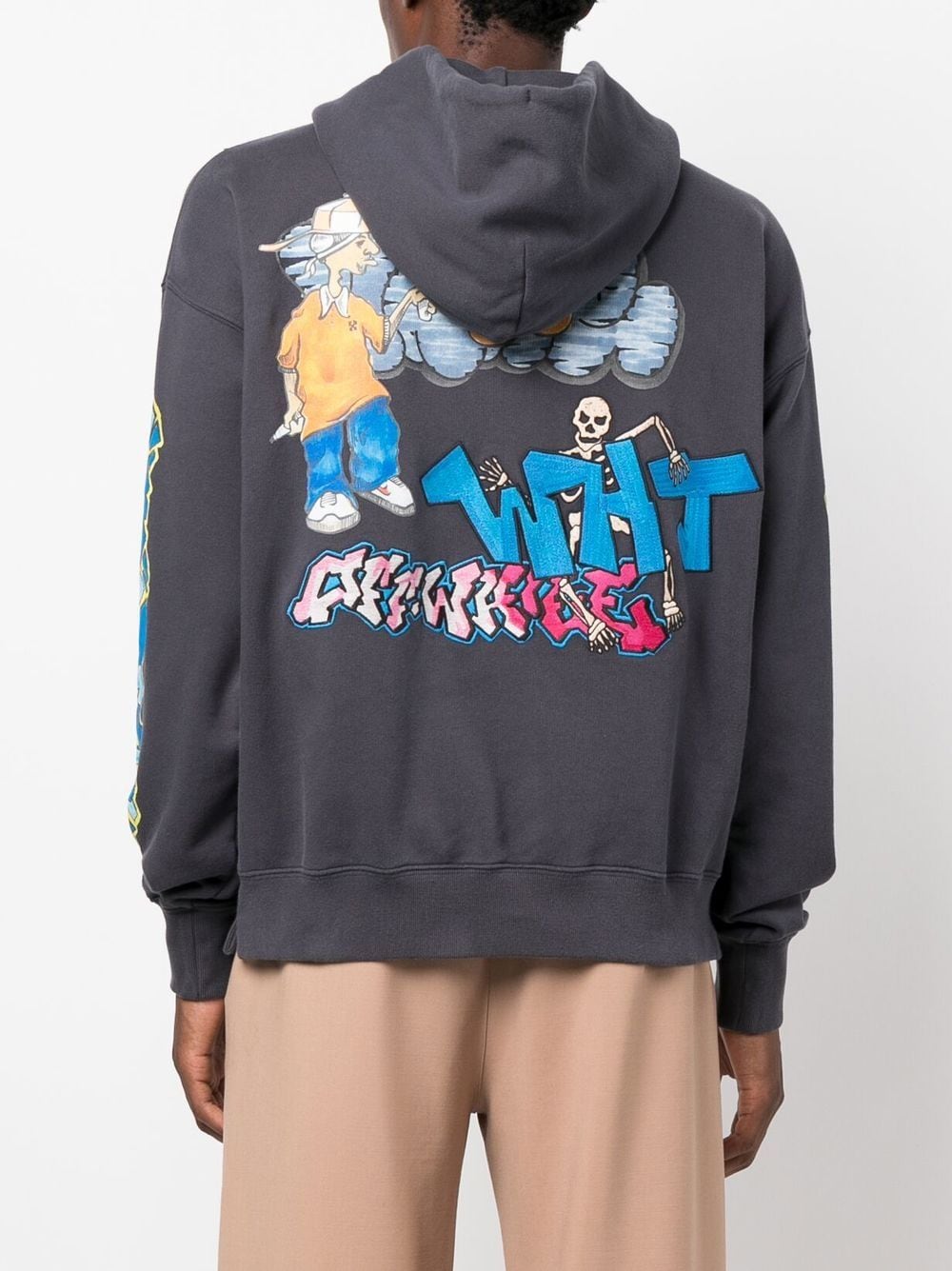 GRAFF PUPP SKATE HOODIE OUTERSPACE MULTICOLOR