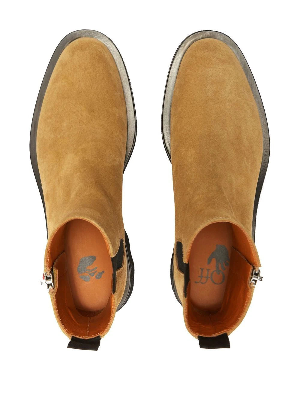SUEDE SPONGESOLE ANKLE BOOT BONE BONE