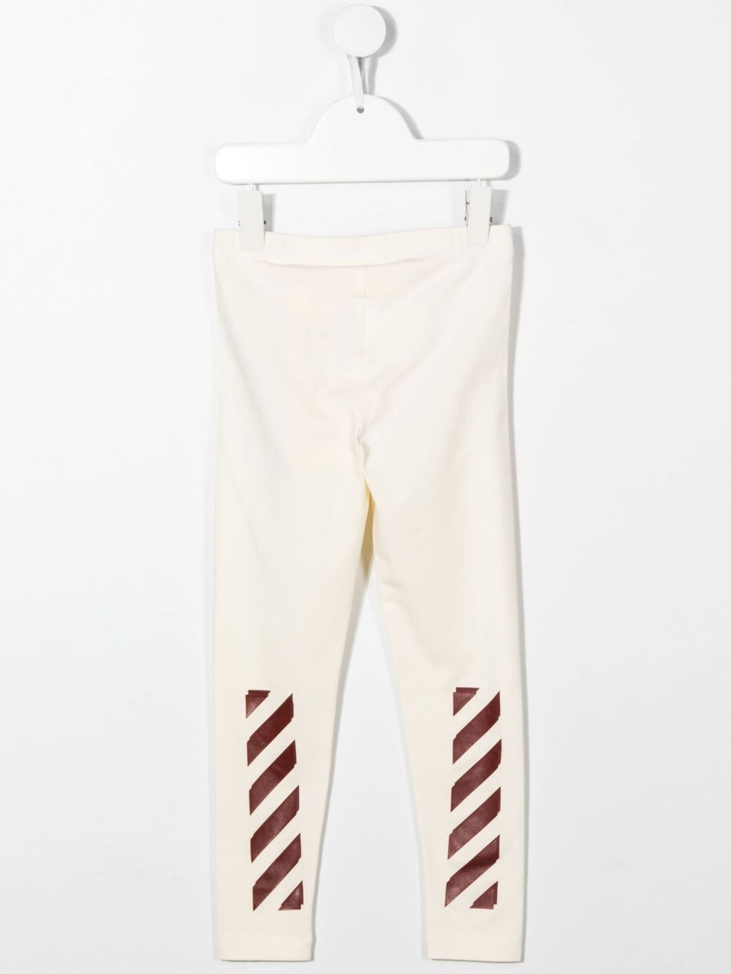 RUBBER ARROW LEGGINGS OFF WHITE BURGUNDY
