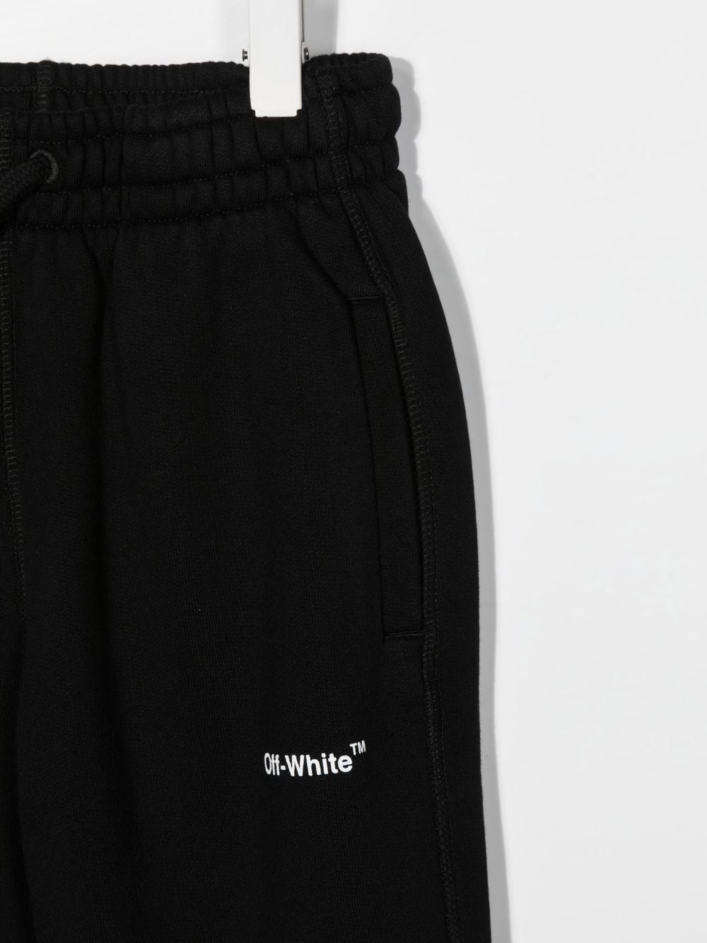 RUBBER ARROW SWEATPANT BLACK WHITE