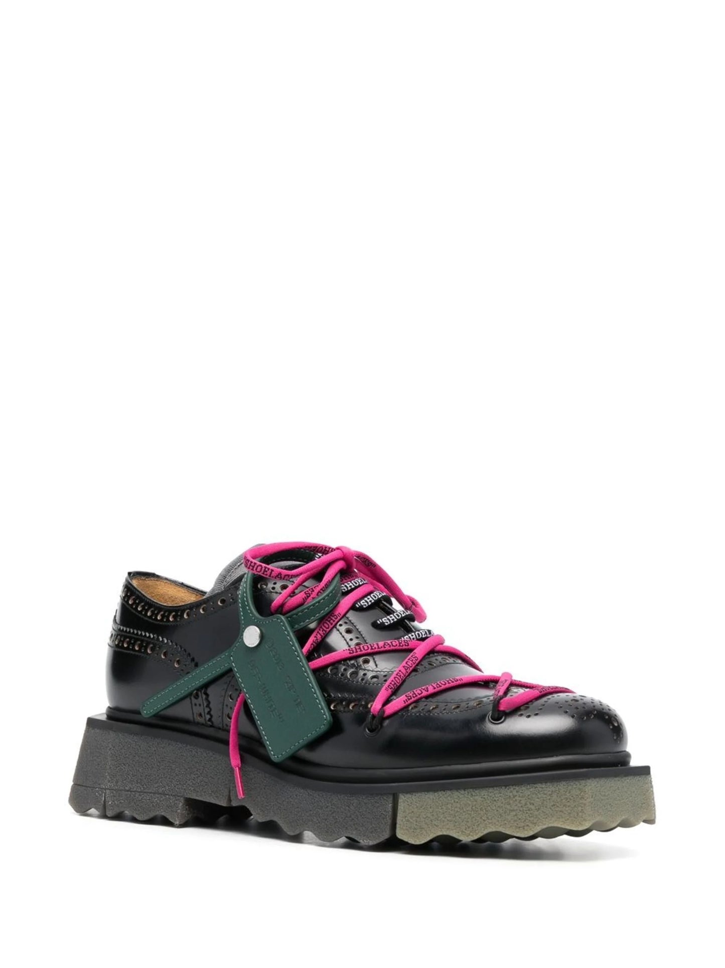 CHURCHS X OW BURWOOD 2 BLACK GREEN FUCHSIA FLUO