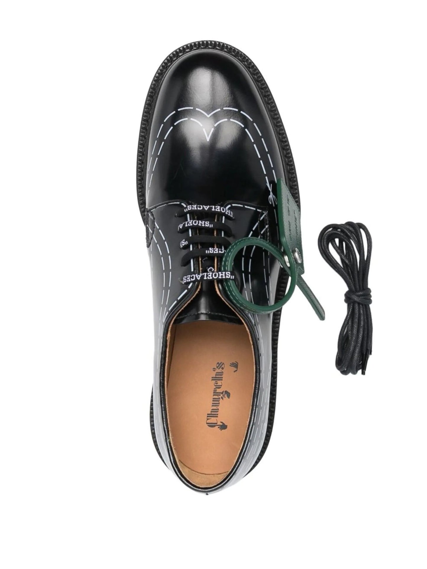 CHURCHS X OW SHANNON BLACK WHITE