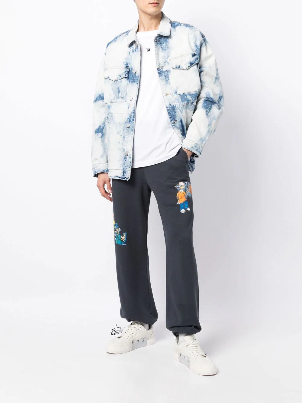 GRAFF PUPP SLIM SWEATPANTS OUTERSPACE MULTICOLOR