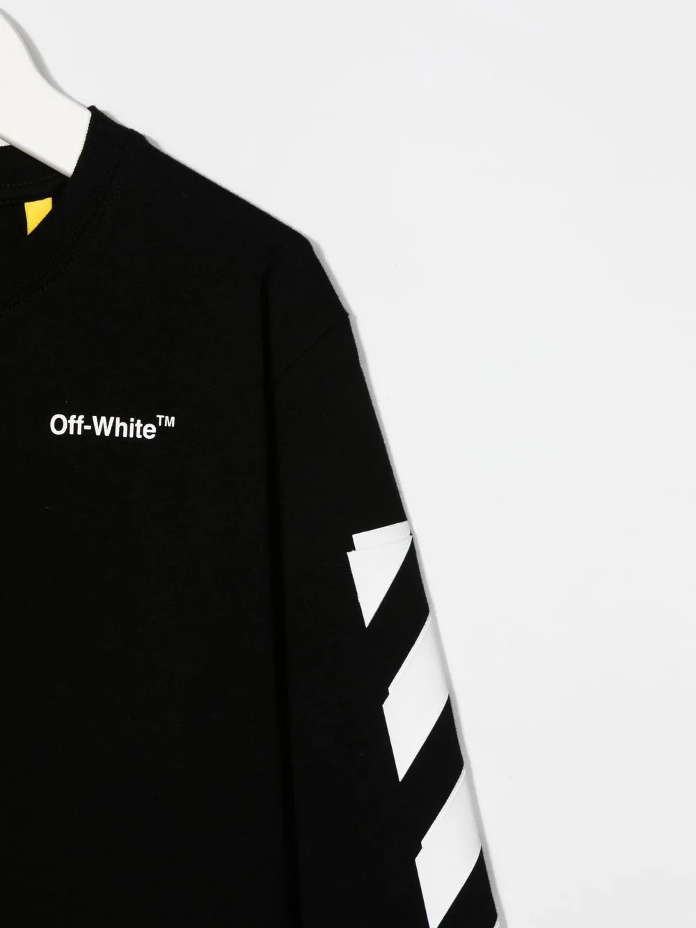 RUBBER ARROW TEE L/S BLACK WHITE