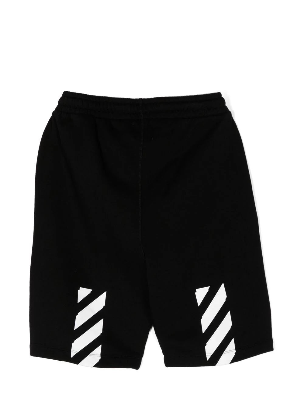 RUBBER ARROW SWEATSHORT BLACK WHITE