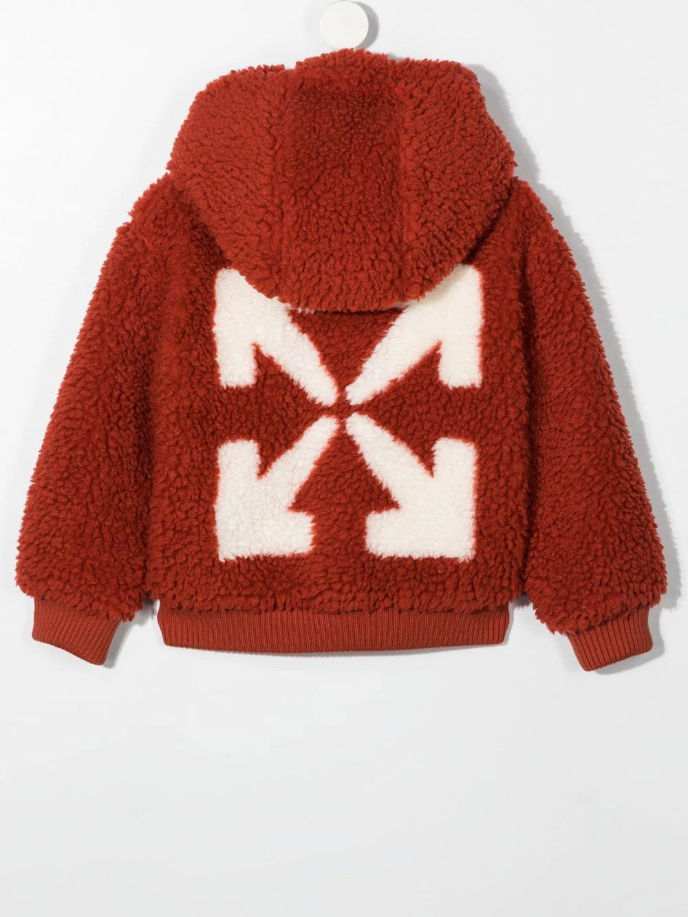 ARROW TEDDY JACKET ORANGE OFF WHITE