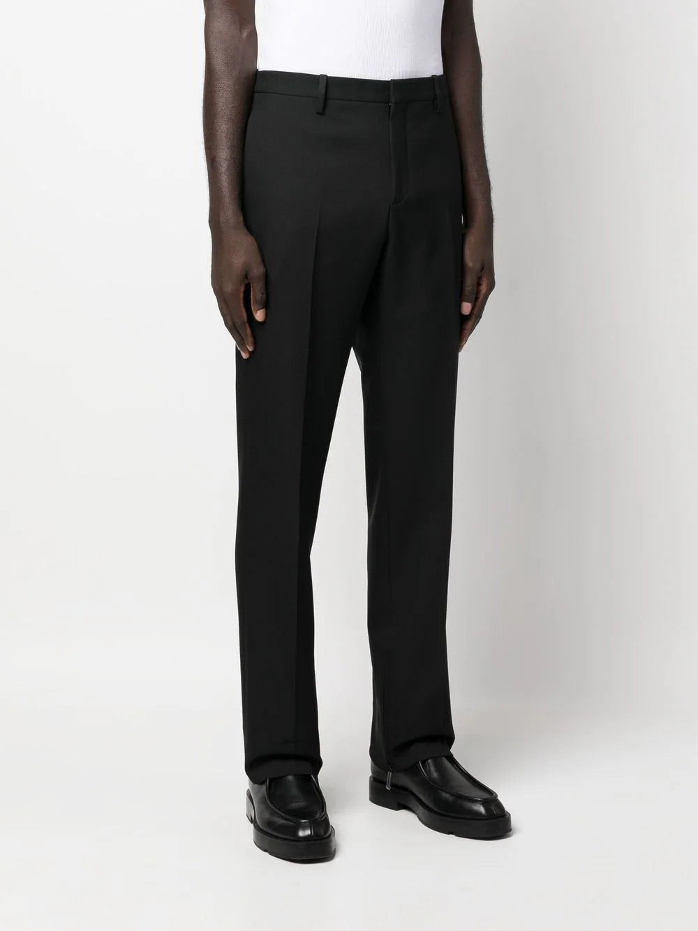 TECHDRILL SLIM ZIP PANT BLACK NO COLOR