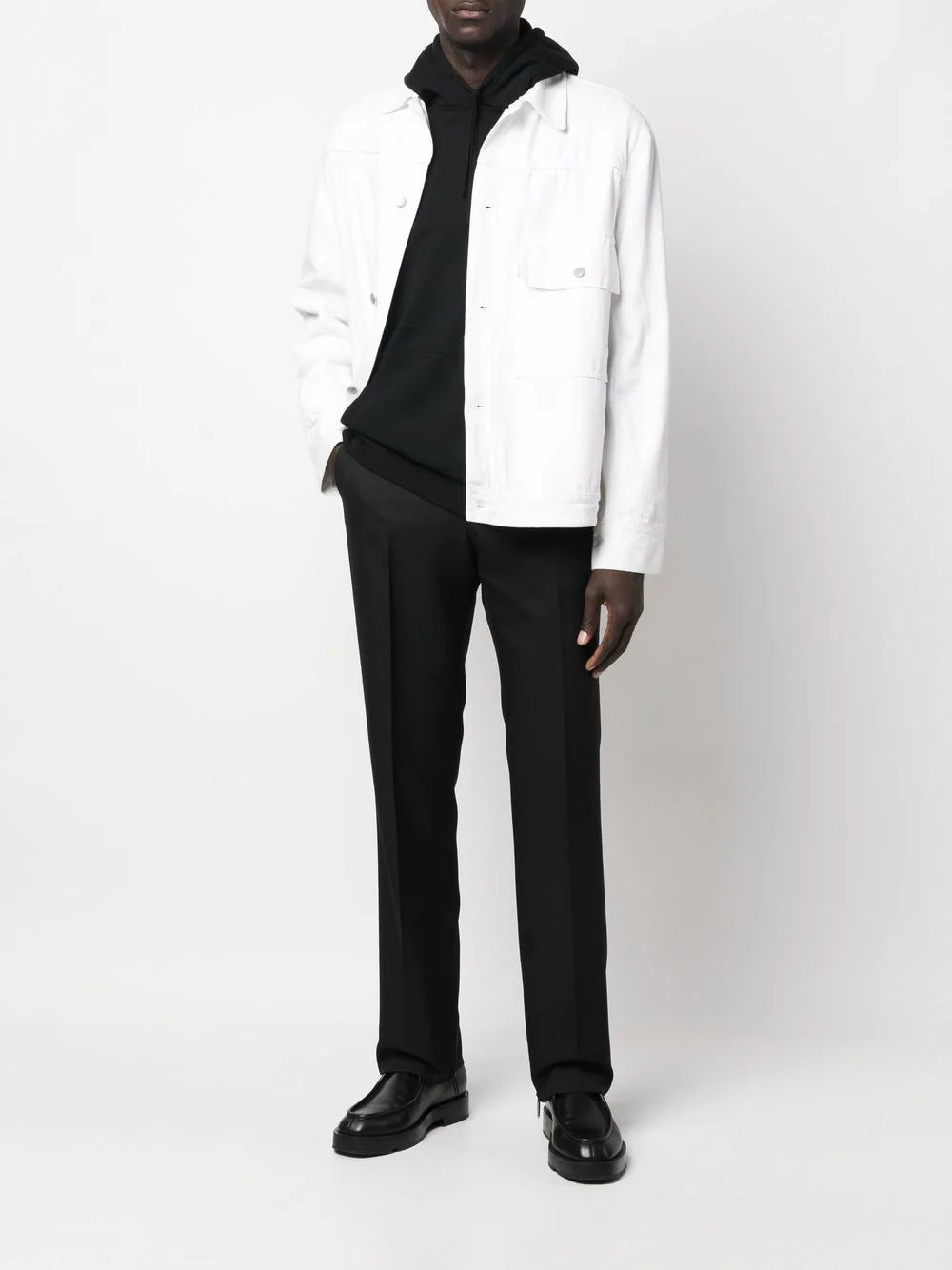 TECHDRILL SLIM ZIP PANT BLACK NO COLOR