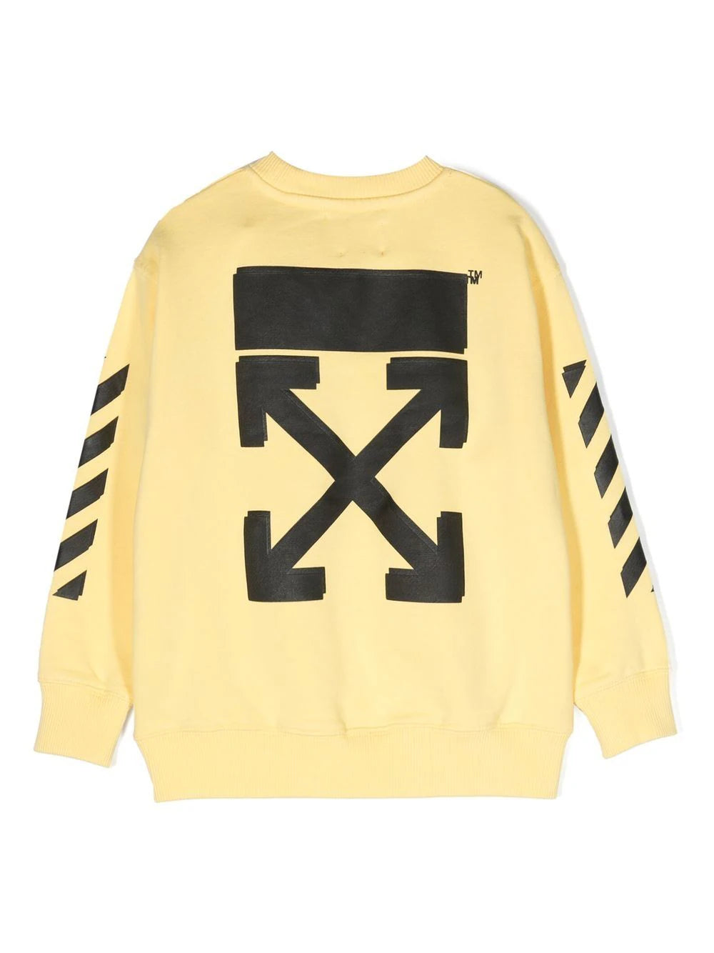 RUBBER ARROW CREWNECK YELLOW BLACK