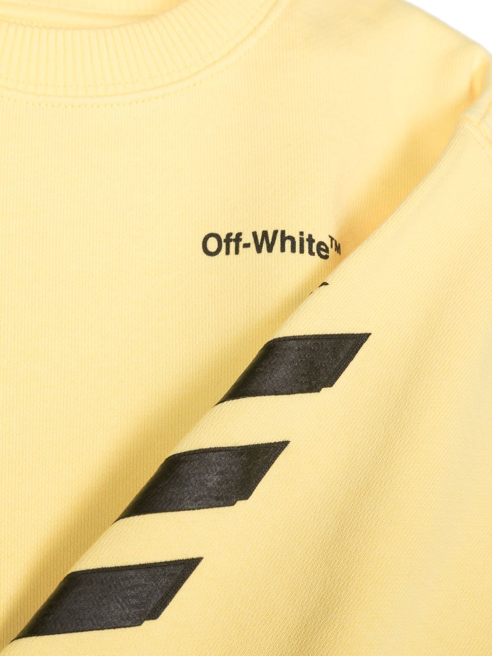 RUBBER ARROW CREWNECK YELLOW BLACK