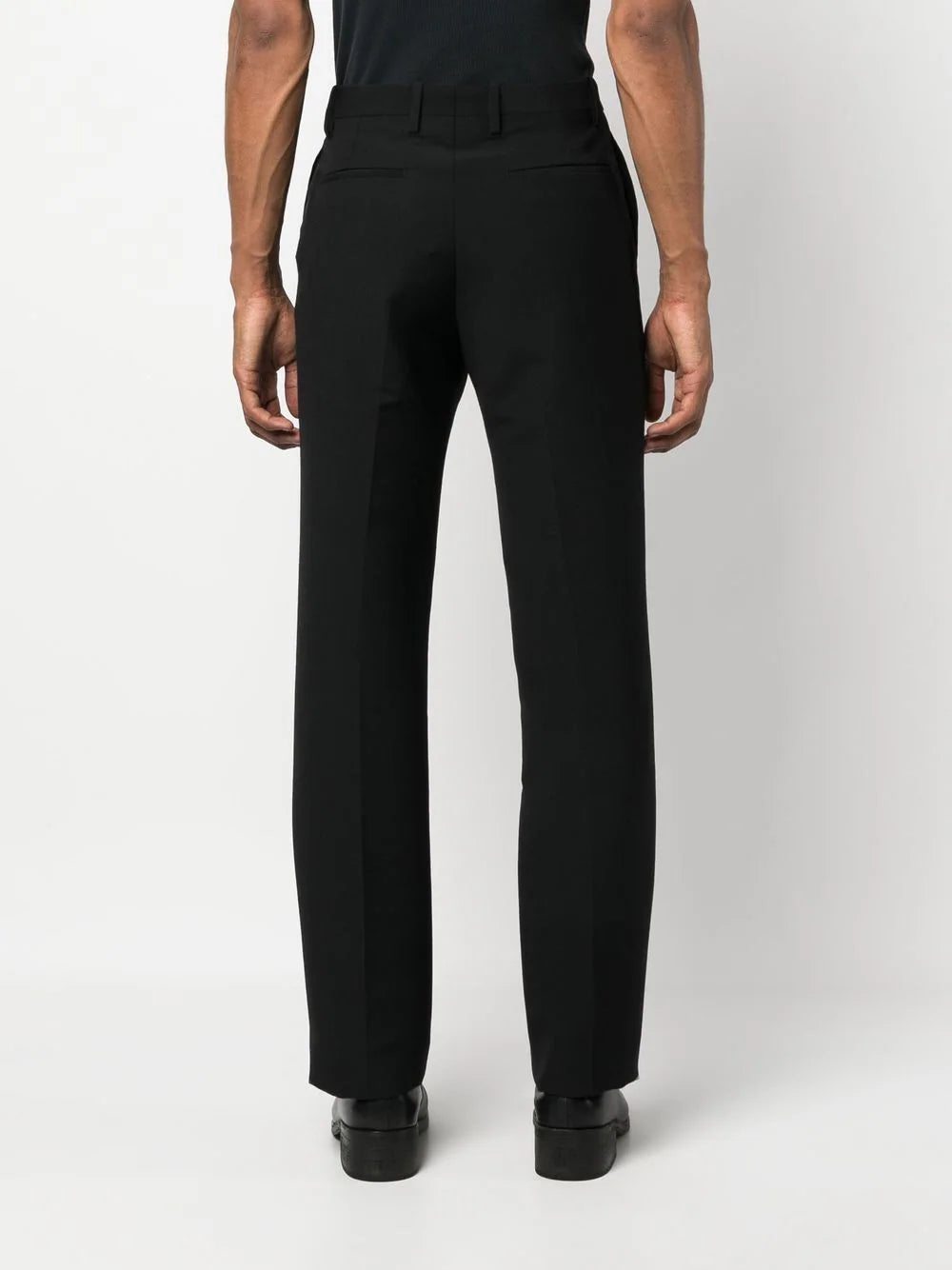GRAF COUPE' SLIM PANT BLACK FLUO ORANGE