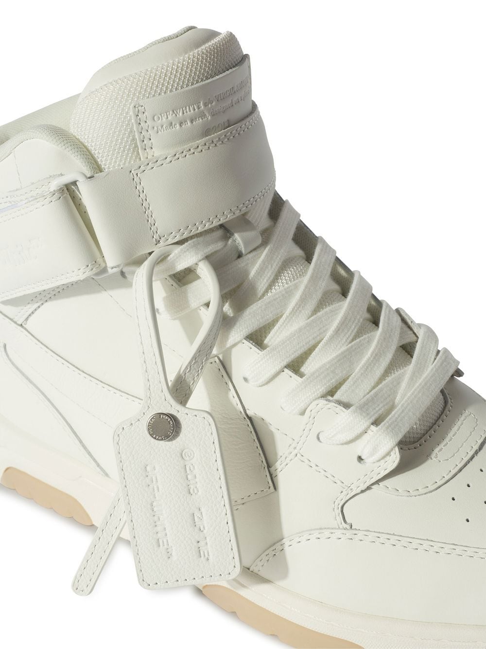 OUT OF OFFICE MID TOP LEA WHITE WHITE