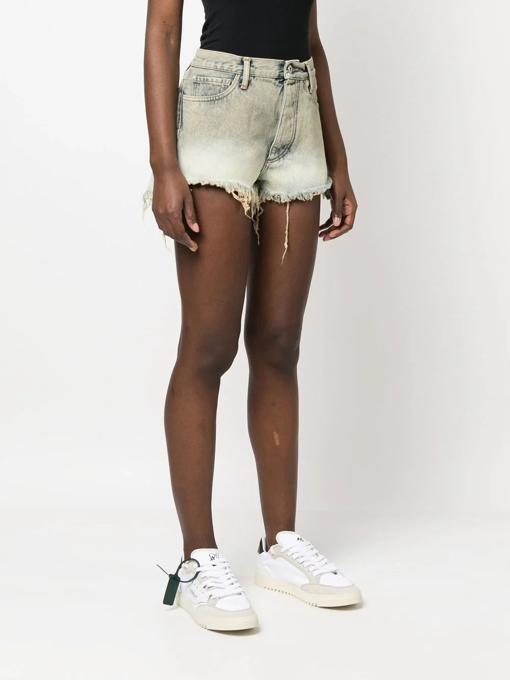 LAUNDRY TWISTED SEAMS SHORTS MINT NO COLOR