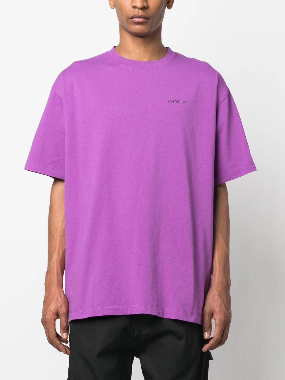 JUMBO ARROW OVER S/S TEE ORCHID BLACK