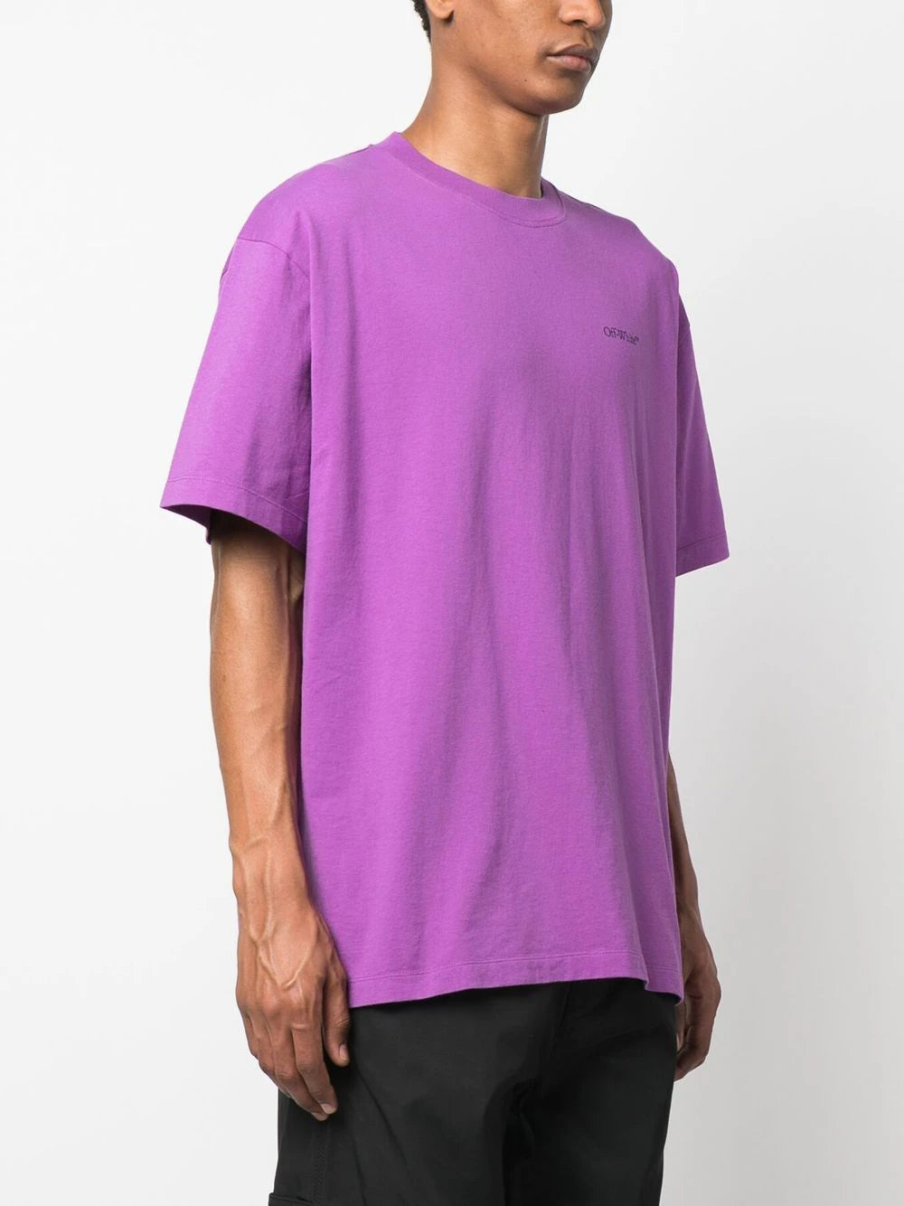 JUMBO ARROW OVER S/S TEE ORCHID BLACK