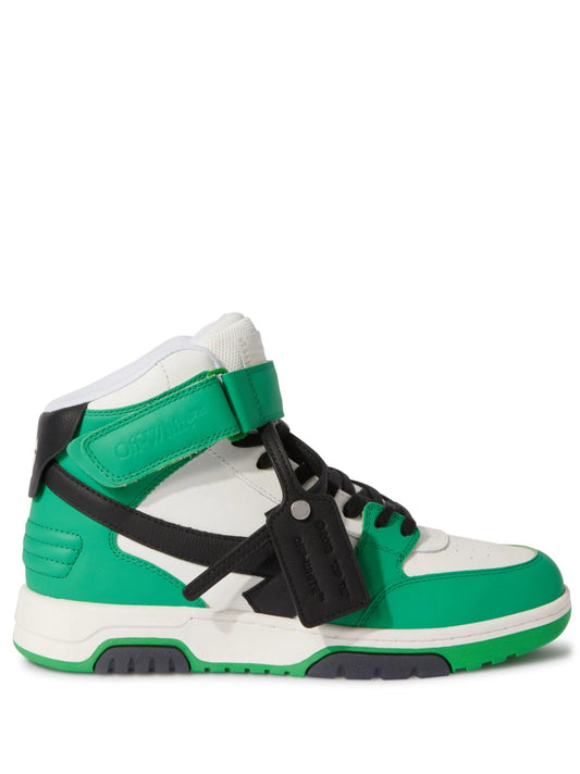 OUT OF OFFICE MID TOP LEA GREEN BLACK