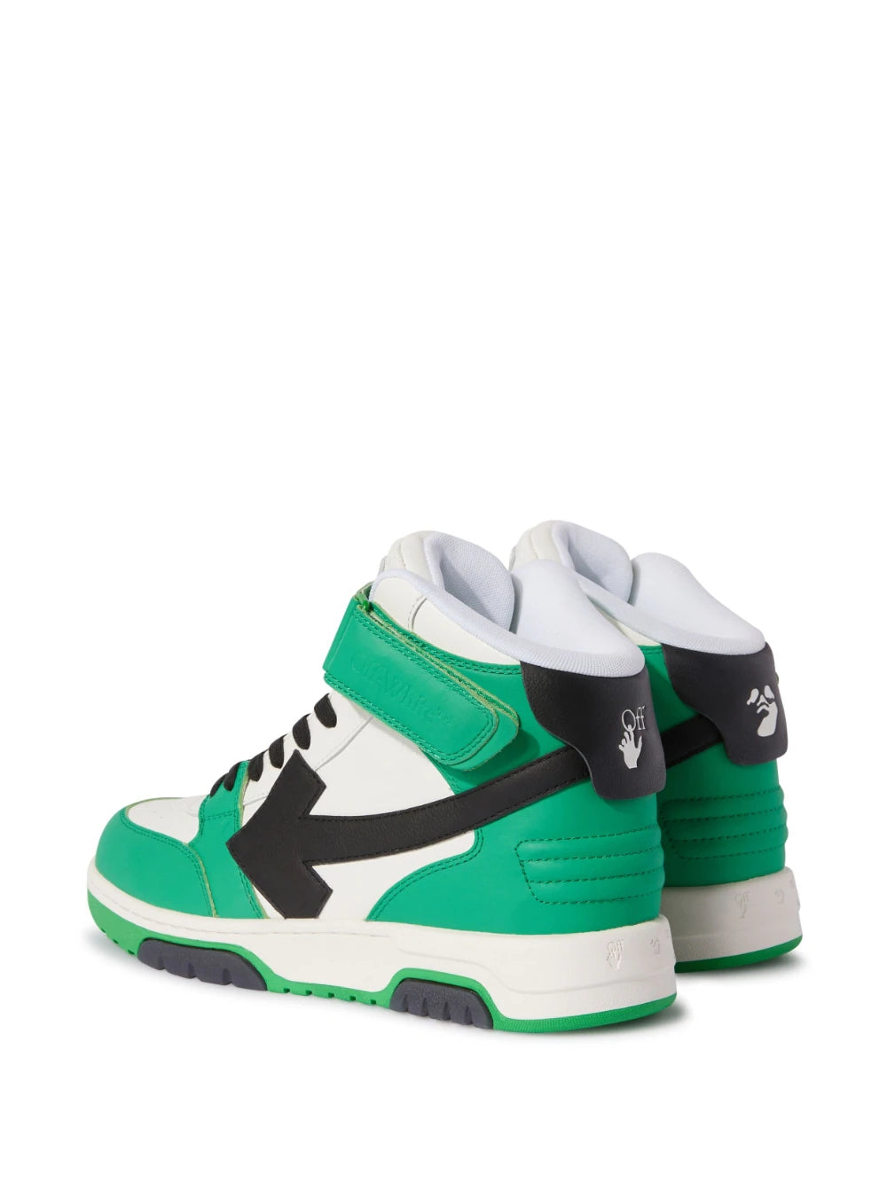 OUT OF OFFICE MID TOP LEA GREEN BLACK