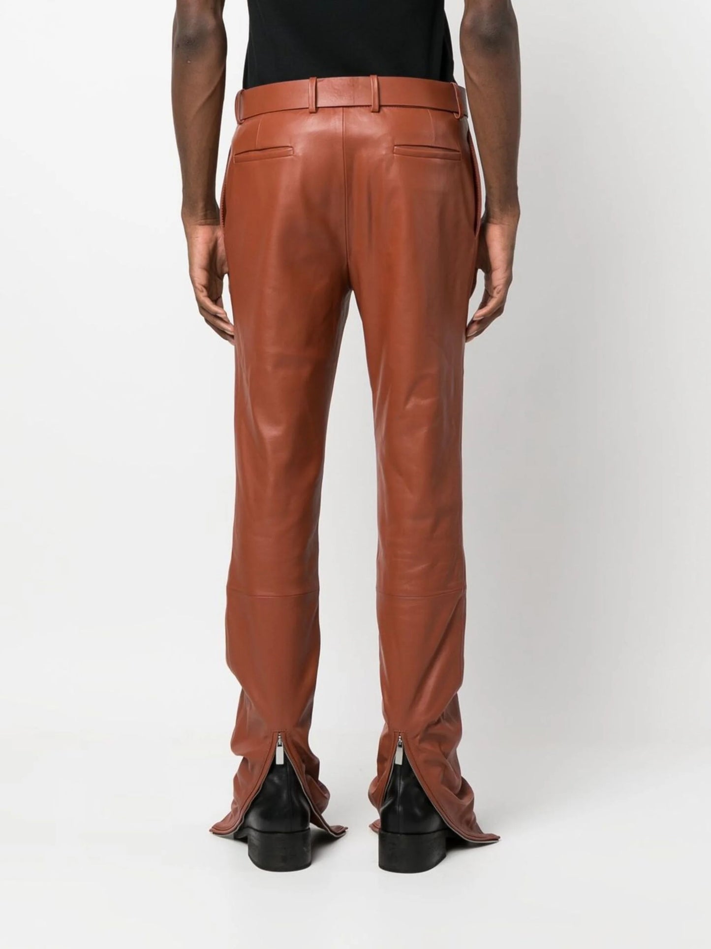 BELTED LEA SUPER SKINNY PANT TERRACOTTA NO COLOR
