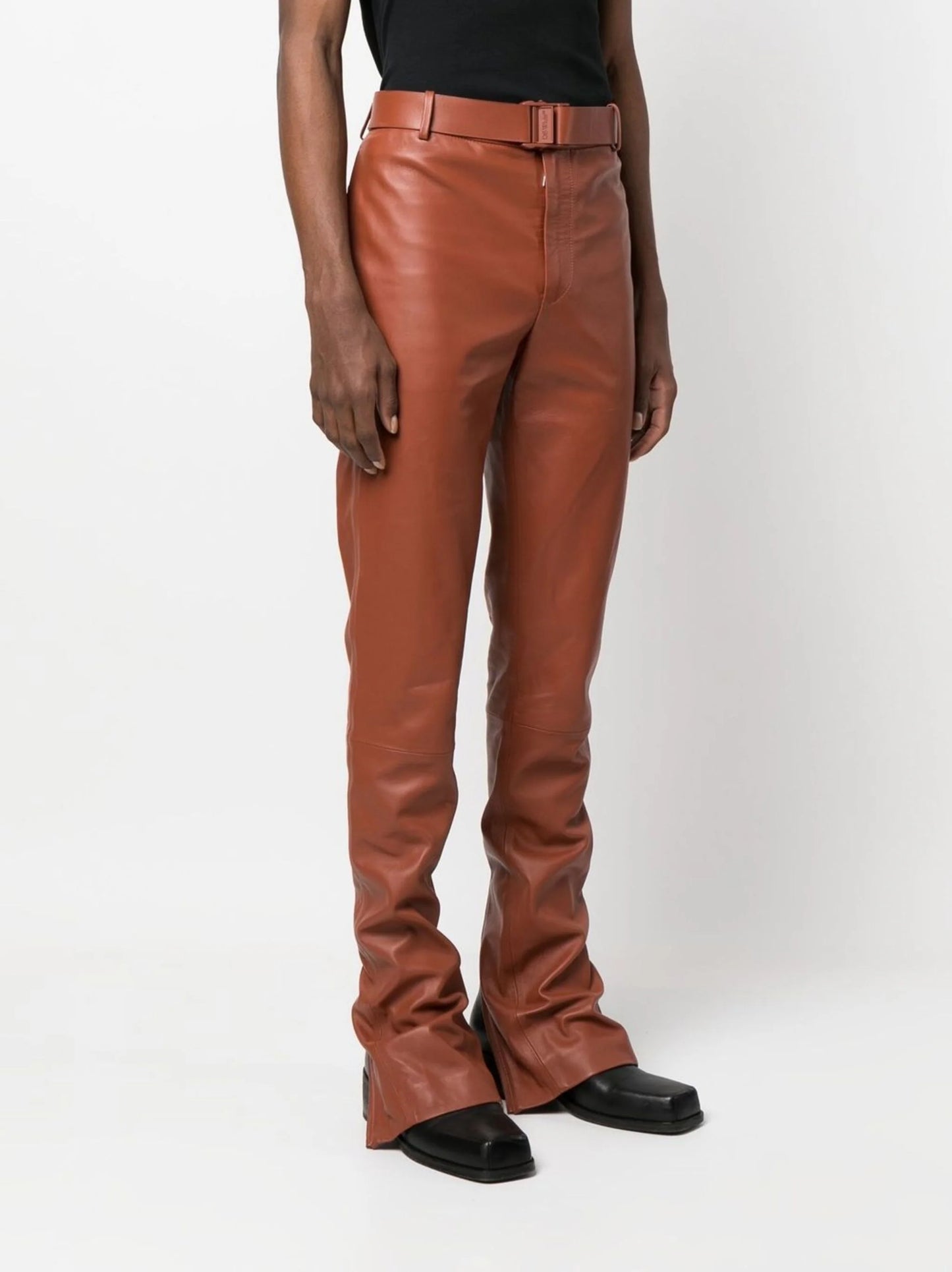 BELTED LEA SUPER SKINNY PANT TERRACOTTA NO COLOR