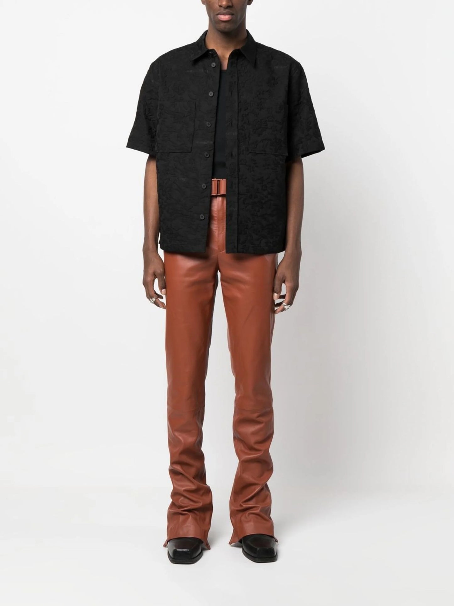 BELTED LEA SUPER SKINNY PANT TERRACOTTA NO COLOR
