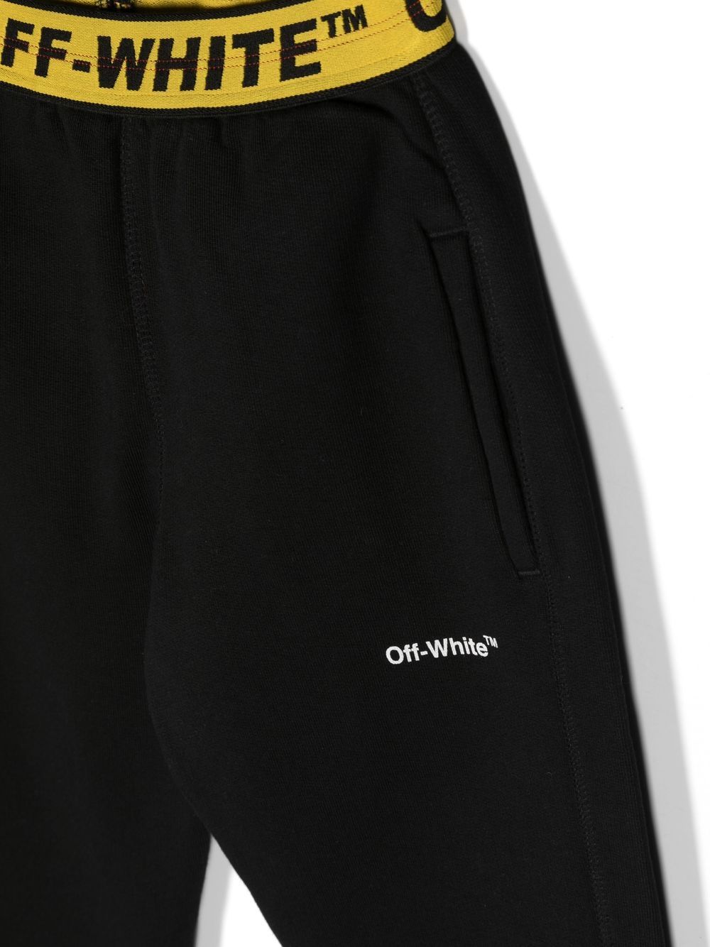 LOGO INDUSTRIAL SWEATPANT BLACK YELLOW
