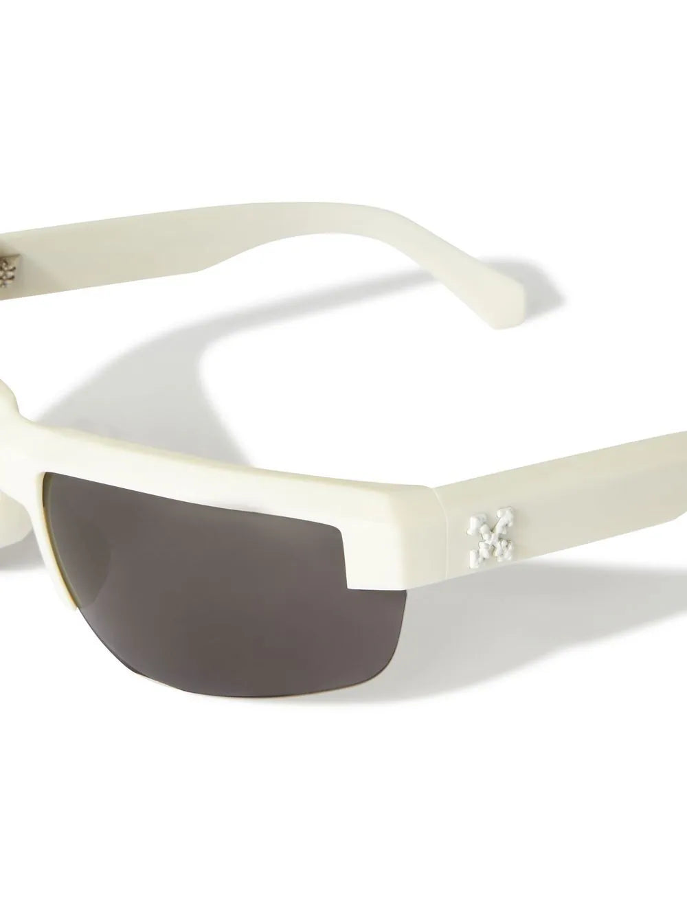 TOLEDO SUNGLASSES WHITE DARK GREY
