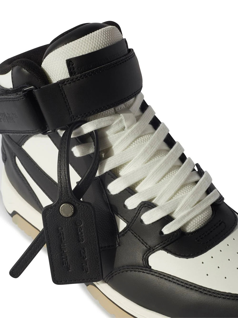 OUT OF OFFICE MID TOP LEA BLACK WHITE