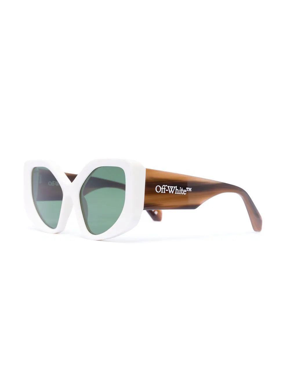 DENVER SUNGLASSES WHITE GREEN
