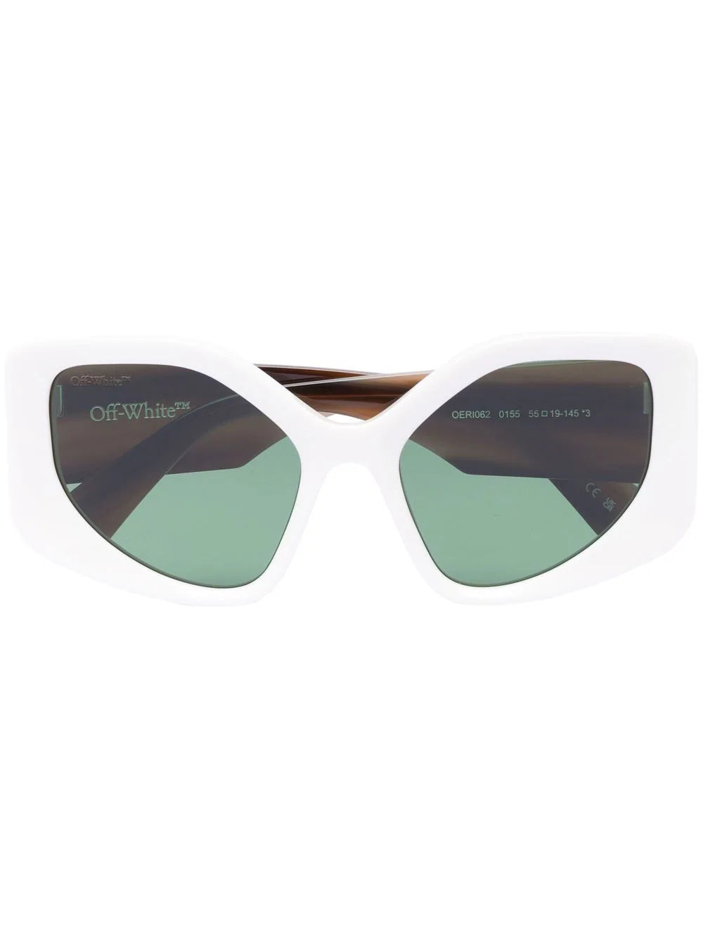 DENVER SUNGLASSES WHITE GREEN