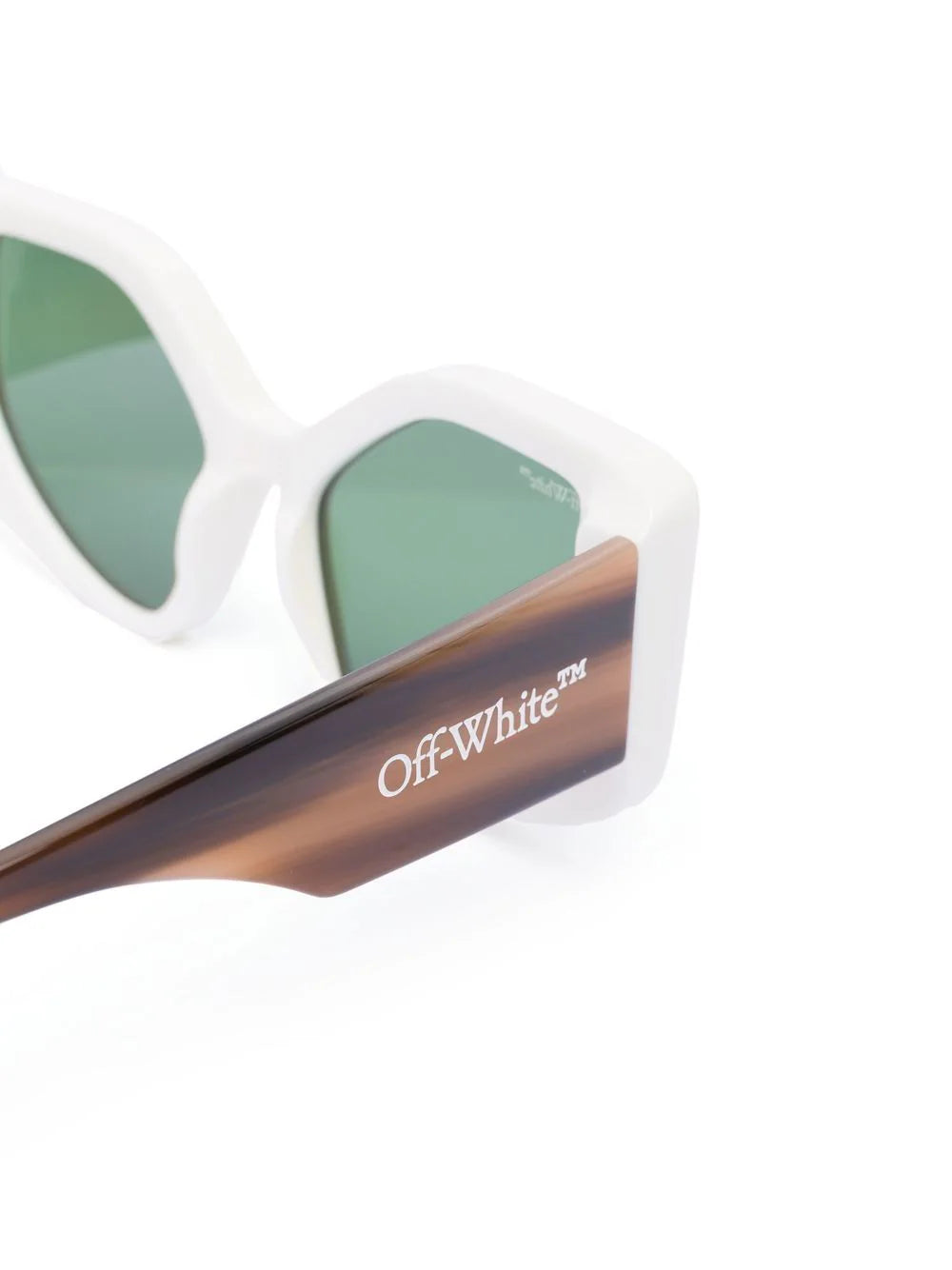 DENVER SUNGLASSES WHITE GREEN
