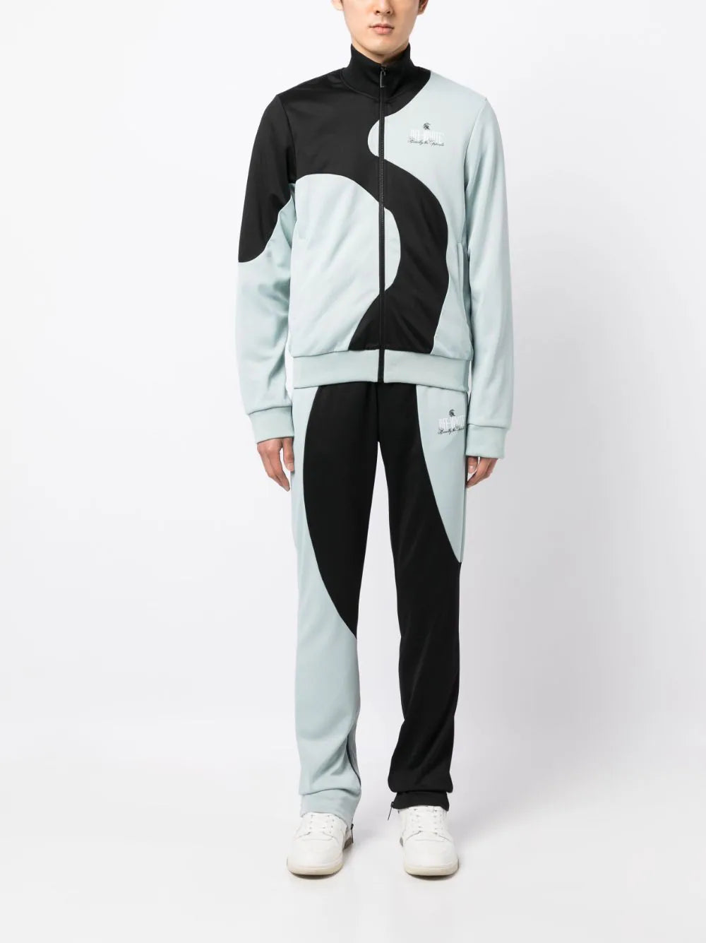 ORGANIC BLOCK ACET TRACKTOP ICE WHITE