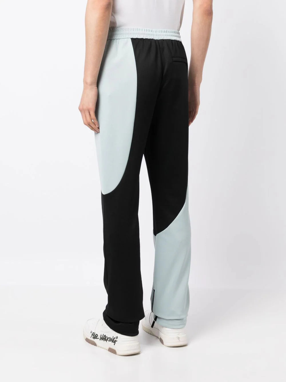 ORGANIC BLOCK ACET TRACKPANT ICE WHITE