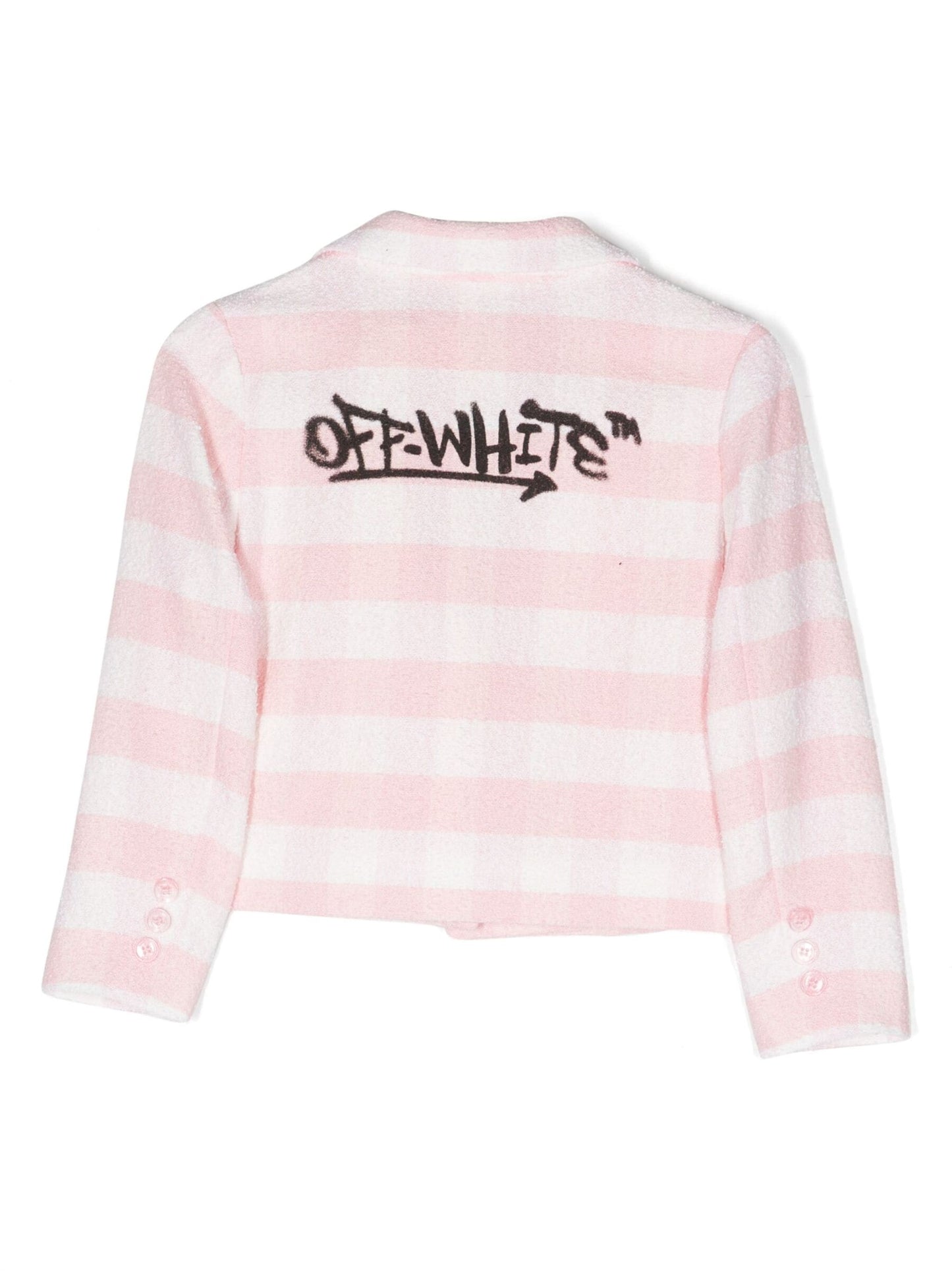 OFF GRAFFITI BLAZER CROP PINK BLACK