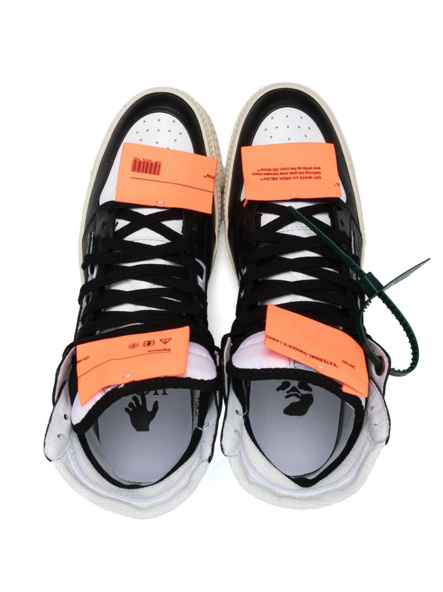 3.0 OFF COURT LEATHER WHITE BLACK