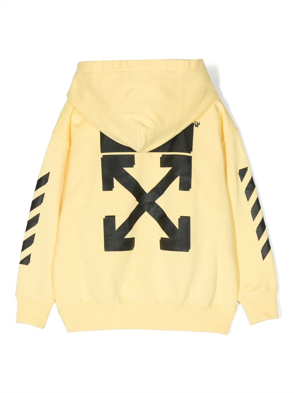 RUBBER ARROW HOODIE YELLOW BLACK