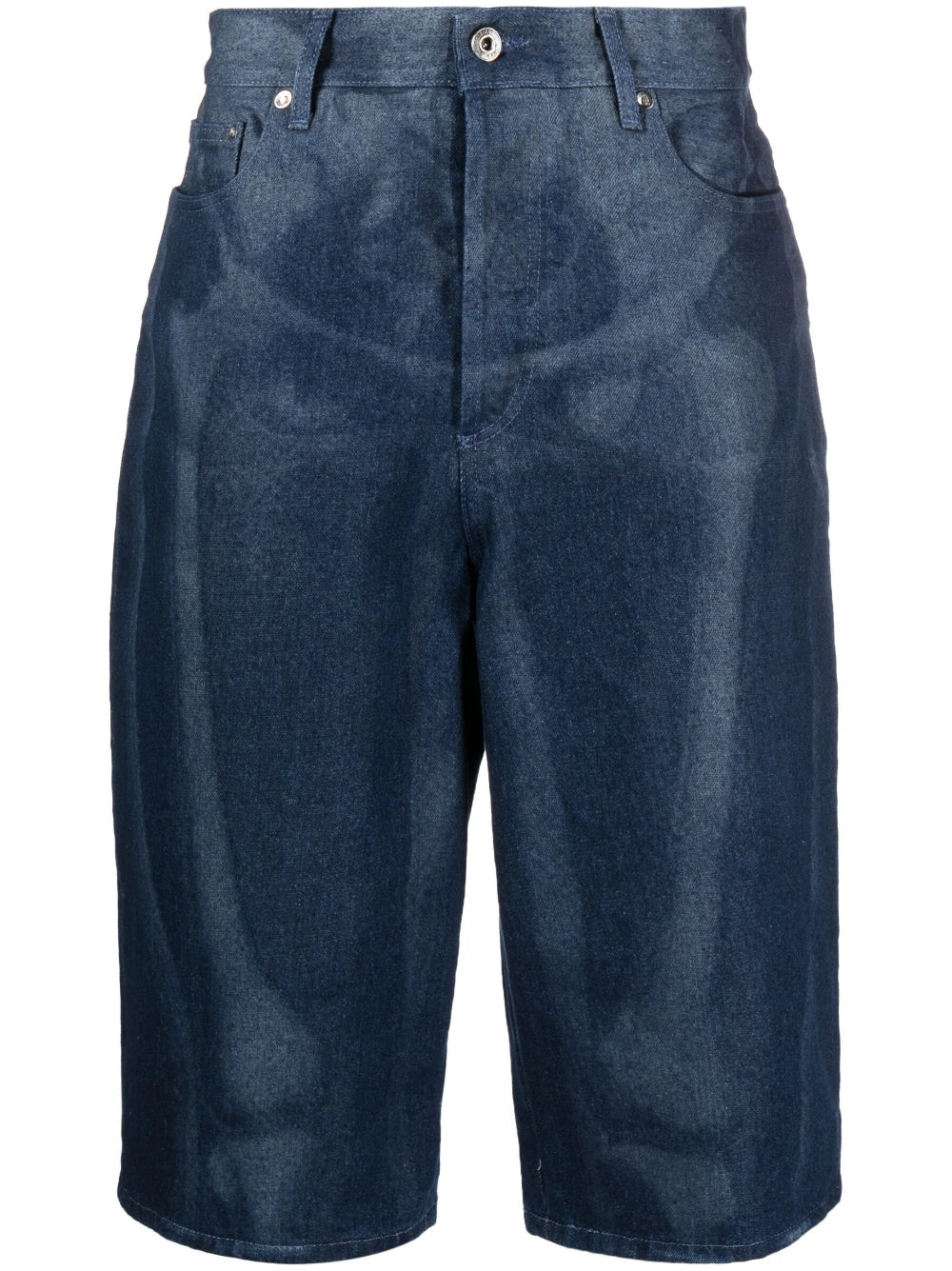 BODY SCAN DENIM SHORTS BLUE NO COLOR