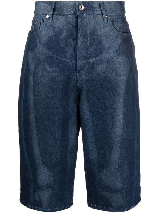 BODY SCAN DENIM SHORTS BLUE NO COLOR