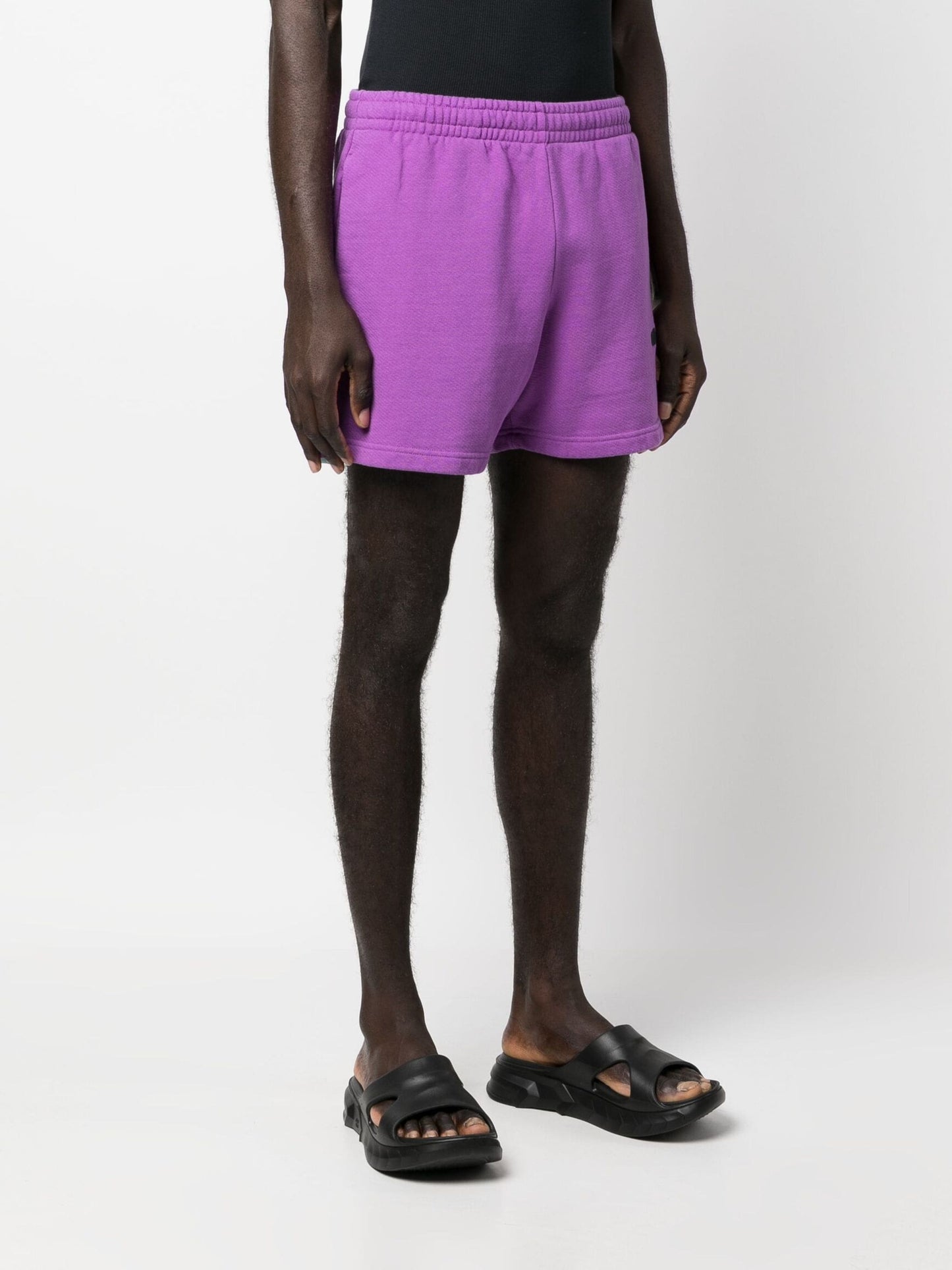 CHUNKY LOGO SUMMER SWEATSHORT ORCHID BLACK