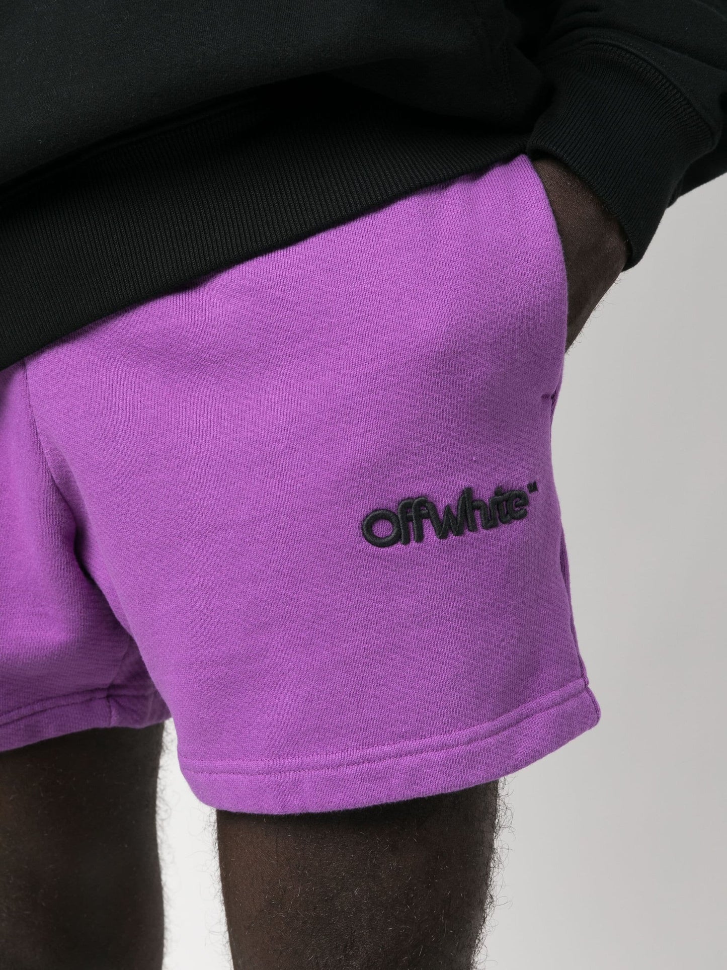 CHUNKY LOGO SUMMER SWEATSHORT ORCHID BLACK