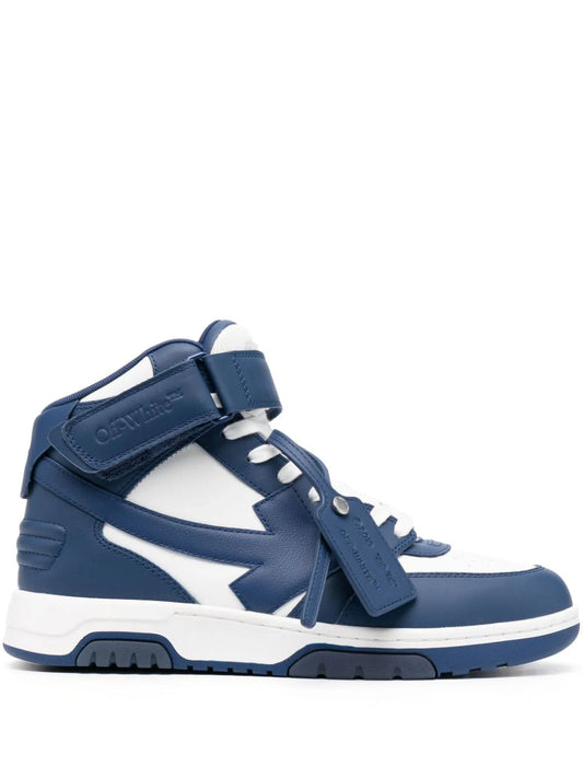 OUT OF OFFICE MID TOP LEA DUSTY BLUE WHITE