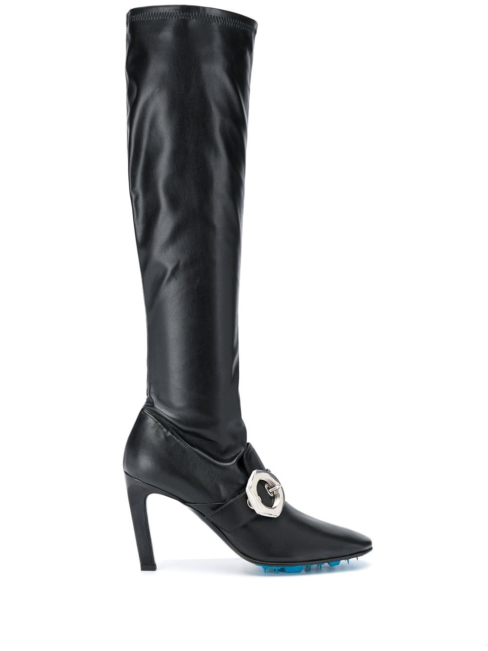 STRETCH HIGH HEEL BOOTS BLACK NO COLOR