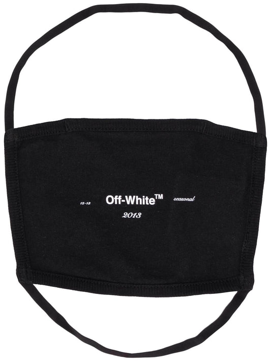 HELVETICA LOGO MASK BLACK WHITE
